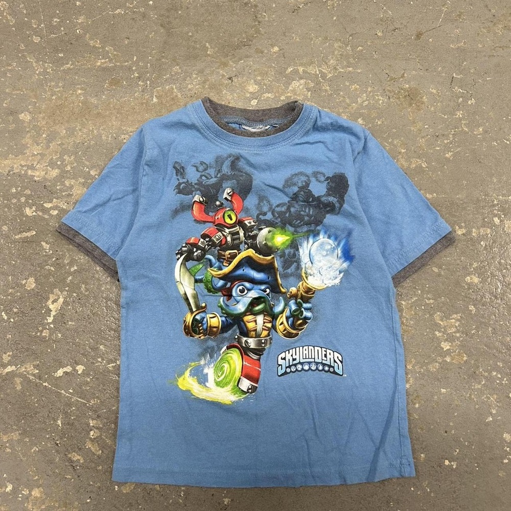 Blue Graphic Kids Tee